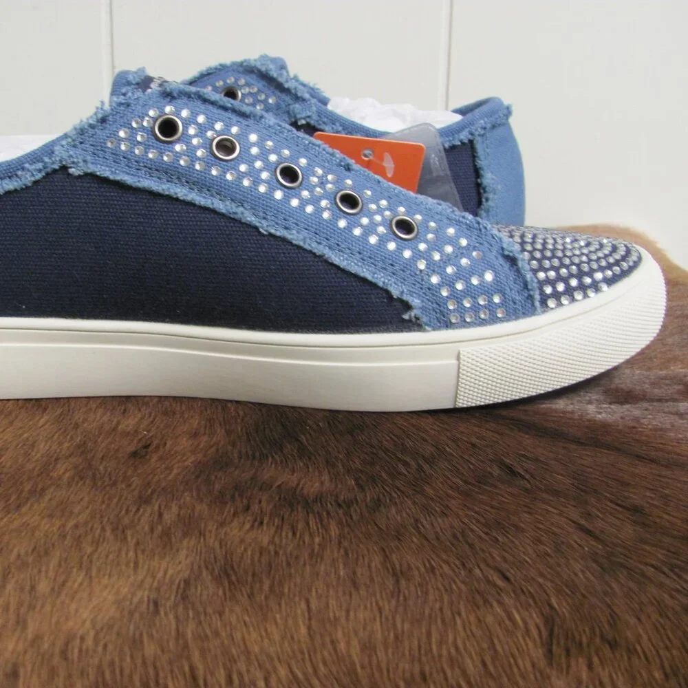 Montana West Women's Rhinestone Sneakers NIB - Picture 4 of 13